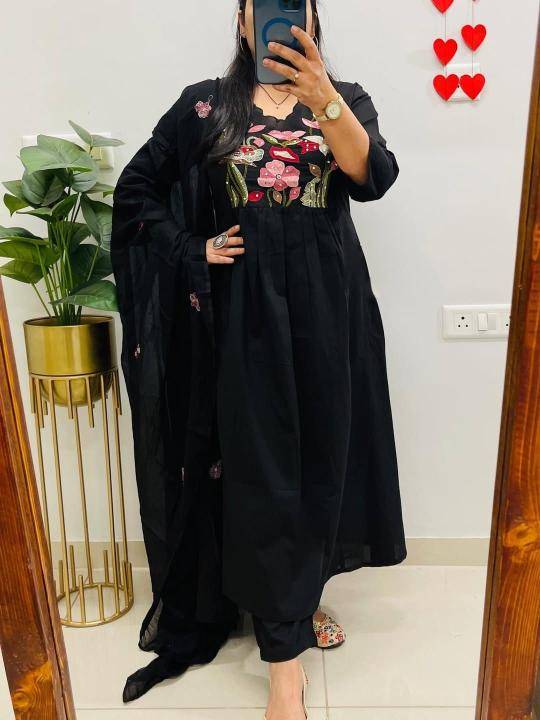 Jaipuri 3pcs Designer Kurti wholesale market in Mumbai